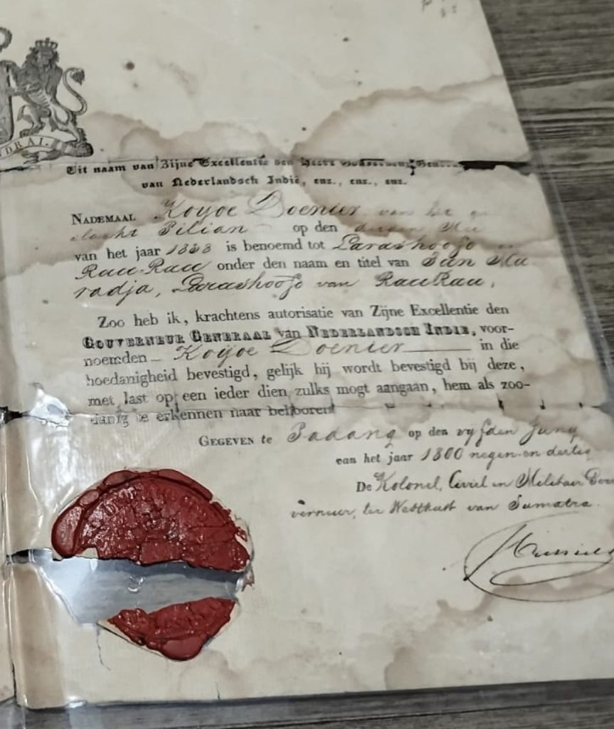 Catatan Harianku (1601): RAJO DUNIA ANGKU LAREH RAO-RAO 1890