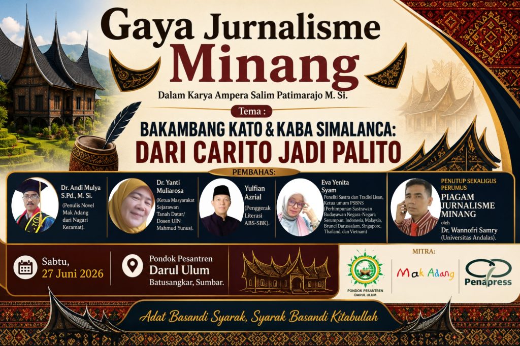 JURNALISME MINANG: DARI CARITO JADI PALITO